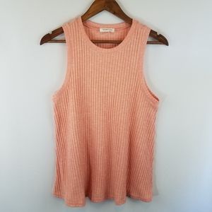 EUC Sugarlips Ribbed Peachy Tank